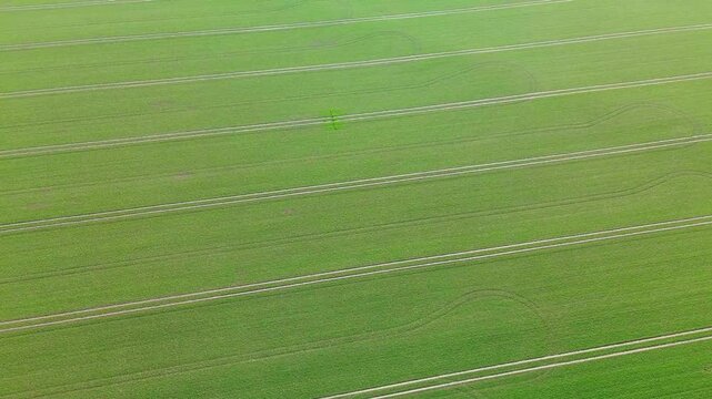 Farmlands from a bird's eye view