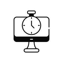 Latency Monitor vector icon