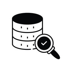 Search Database vector icon