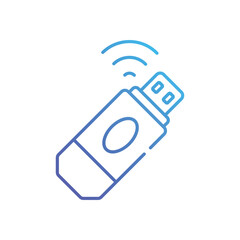 Smart Usb vector icon