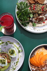 vegan and vegetarian nutritious food