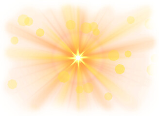 Obraz premium Starburst radiant lighting beam on transparent backgrounds illustrations png
