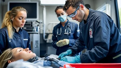 Mobile EMT simulation labs for hands-on training.mp4