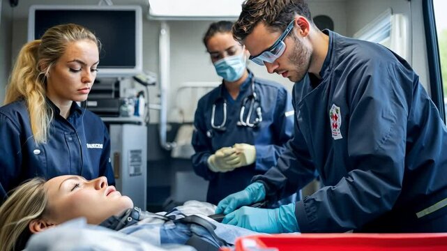 Mobile EMT simulation labs for hands-on training.mp4