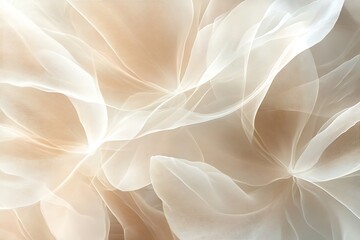 Obraz premium Soft vintage close view of flowers in cream and orange, floral softness and beauty