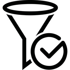 Simple vector icon filter © dima040293