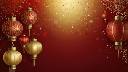 Traditional Chinese New Year Wallpaper Design
