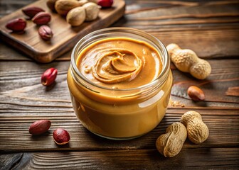 Creamy Peanut Butter Jar - Tabletop Still Life Photography