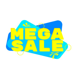 Mega Sale - 3D Text Effect 