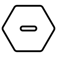 City Sign Traffic Line Icon