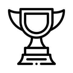 Trophy line icon