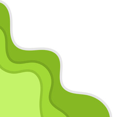 Wave Papercut Corner