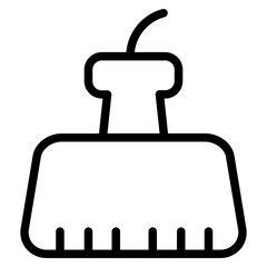 Ink Education School Line Icon