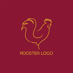 vector logo tamplate rooster 