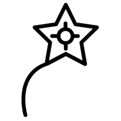 Happy Eat Celebration Line Icon