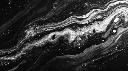 Natural black marble texture with intricate veining symbolizes luxury, resilience, and timeless elegance. Perfect for interior design, artistic projects, or as a bold statement in modern aesthetics