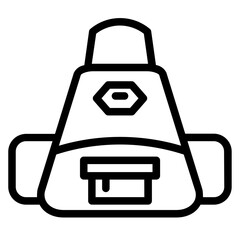 Bag Travel School Line Icon
