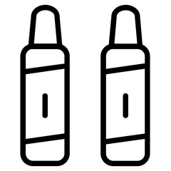 Crayon Drawing Game Line Icon