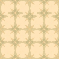 Subtle Beige Floral Pattern: Delicate, repeating floral pattern in beige and green tones, reminiscent of vintage wallpaper or textile design, offering a touch of elegance and sophistication. 