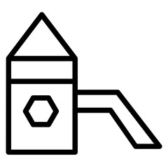 Slide Playground Park Line Icon