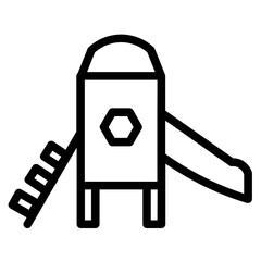 Slide Playground Park Line Icon