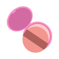 Compact Powder, Makeup Puff