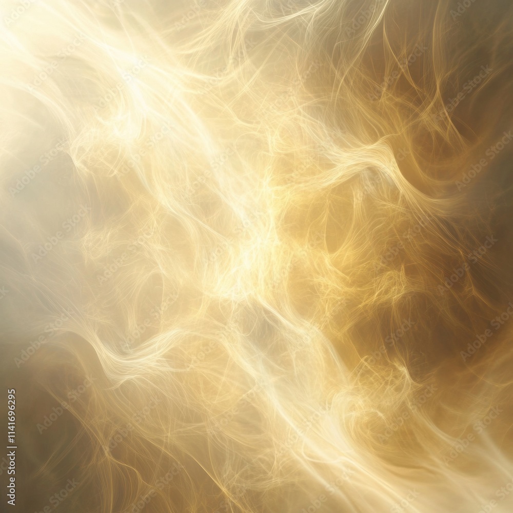 Poster illuminating energy flow abstract background digital art ethereal environment close-up view concept 