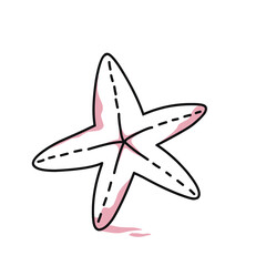 Illustration of starfish