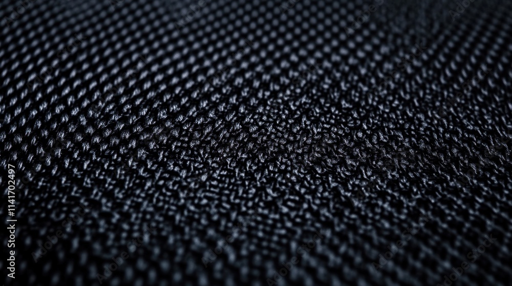 Aufkleber elegant black silk fabric with subtle textured pattern for branding and copy space