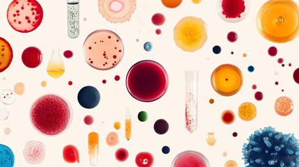 Visually Appealing Collage of Diverse Biomarker Samples for Medical and Scientific Purposes