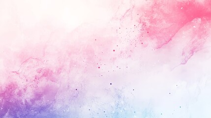 Obraz premium Pink and Purple Abstract, Watercolor Blend, Gradient, Wall Art, Decorative Print