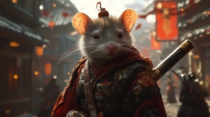 The Rat Shio Chinese Zodiak Concept