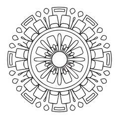 mandala design for coloring book, tattoo and henna design, creative mandala art, mandala design for adults coloring book