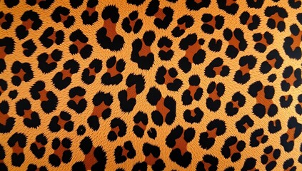 Fototapeta premium A detailed textured image of leopard fur spots