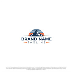 mountain logo template 