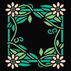 Elegant Floral Wedding Invitation Template Vector Design features beautiful floral elements and romantic style. Perfect for brides and grooms looking for a modern and sophisticated wedding invitation.