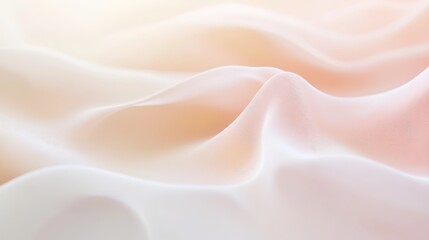 Obraz premium Abstract pastel waves, soft flowing lines, gentle curves, soothing gradient