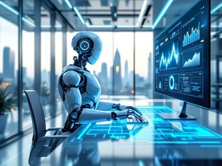 Advanced Robotic Process Automation in Financial Institution with Holographic Interface