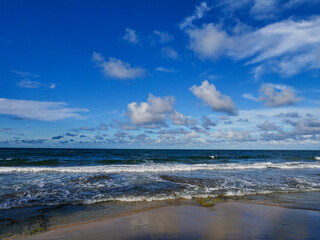View of the sea from Punta Ova beach