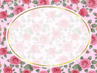 バラのテンプレート　A-1