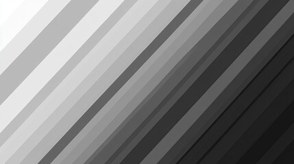 Obraz premium Black White Gray Geometric Pattern, Monochromatic Diagonal Stripes, Modern Abstract Design