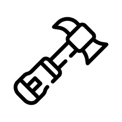 Hammer line icon