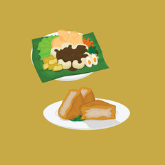 Indonesian Food Illustration