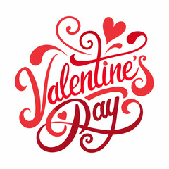 Happy Valentine's Day Typography Design For T Shirt