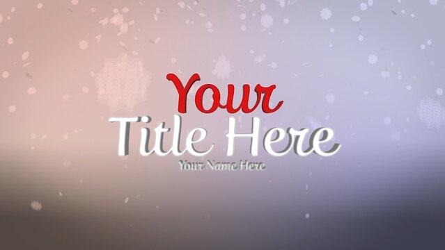 Merry Christmas Snowy Wish Card