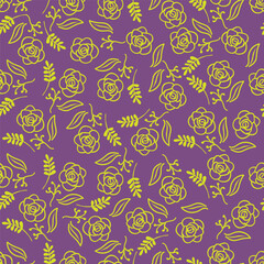 abstract a solid multicolor small and big flower mixed vector pattern arrangement with medium color, all over vector design with white background illustration digital