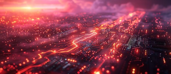 Fototapeta premium Circuitry of the Future
