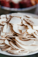 cute mushroom cooking at home restaurant food healthy