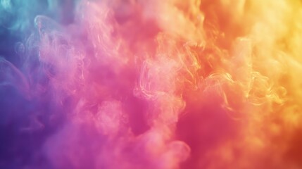 Fototapeta premium Abstract Colorful Smoke Swirls And Vapor