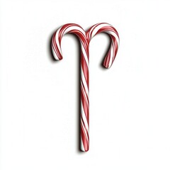 Classic Red and White Candy Cane  Christmas Sweet Treat  Festive Holiday Dessert  Winter W
